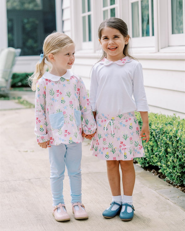English Garden L/S Girl Shirt