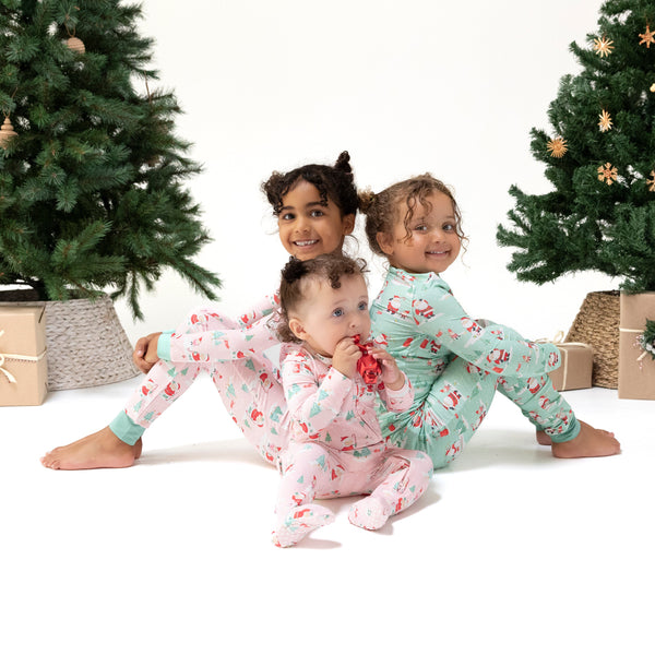 Golfing Mrs. Claus And Elves L/S Loungewear Set