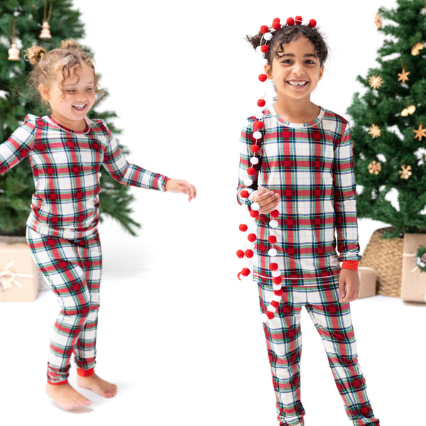 Holiday Plaid L/S Loungewear Set