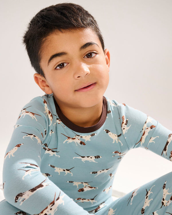 On The Hunting Dogs Bamboo Pajama Set