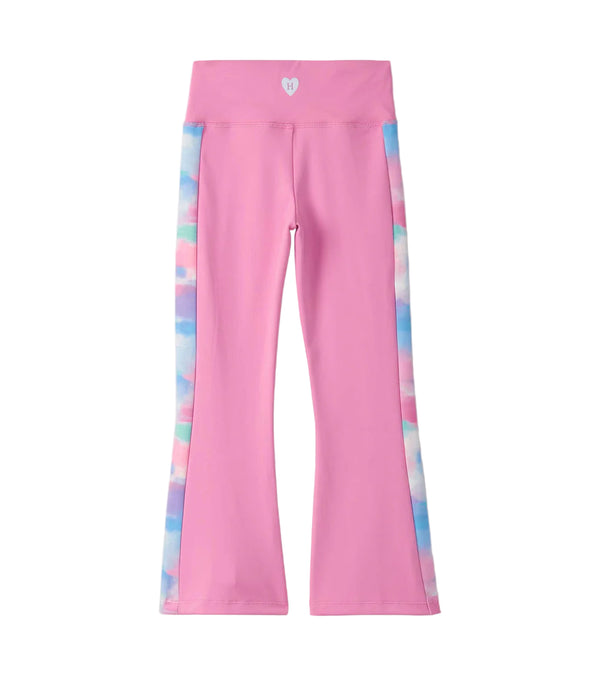 Fuchsia Pink Active Flared Pants