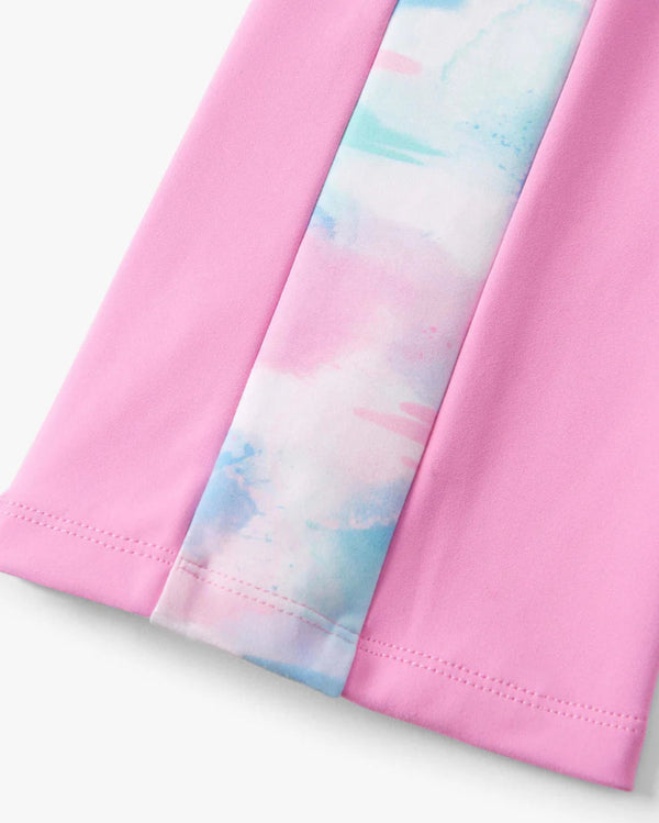 Fuchsia Pink Active Flared Pants
