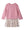 Painterly Bows Mixed Media Sweater Dress