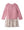 Painterly Bows Mixed Media Sweater Dress