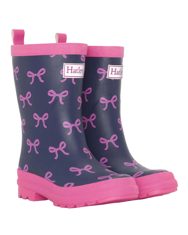 Teeny Bows Matte Rain Boots