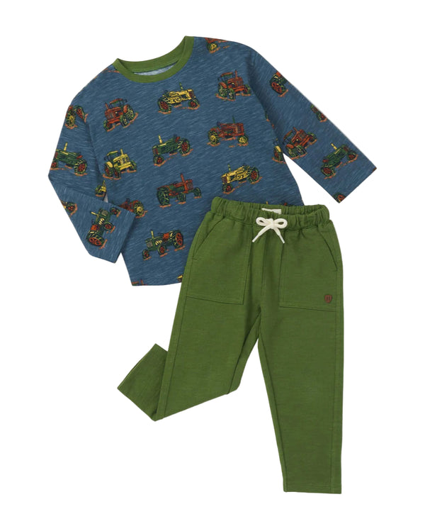 Landscape Tractors Pull On Pant Set