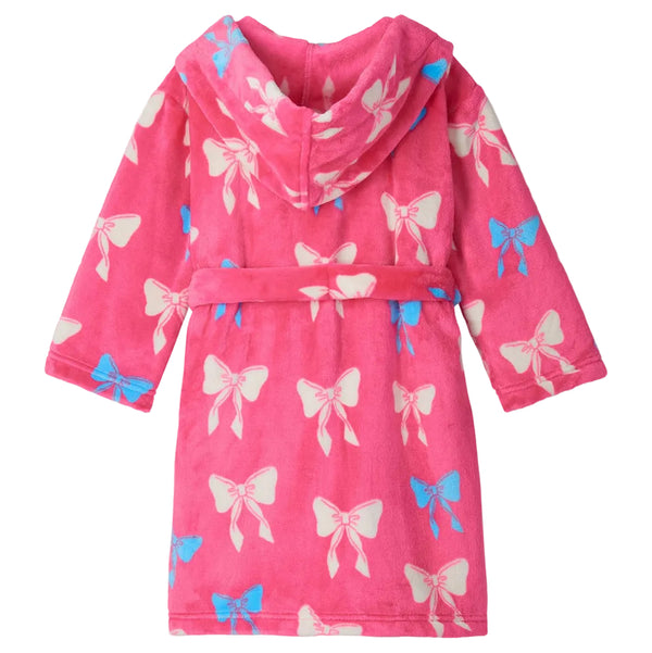 Big Big Bows Fuzzy Fleece Robe