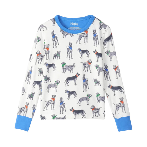 Bandana Dogs Bamboo Pajama Set