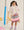 Blossom Gradient Sequin Skirt- Pink