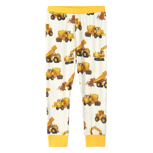 Construction Trucks Bamboo Pajama Set