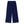 Pleated Velour Relaxed Pants- Navy