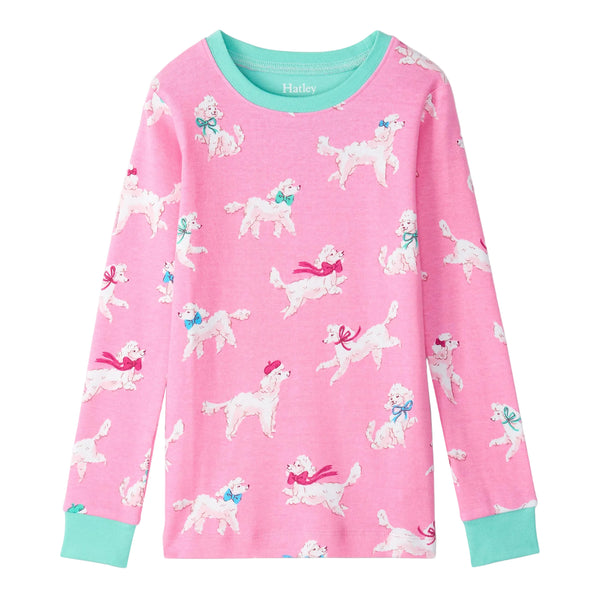 Poodle Pups Cotton Rib Pajama Set