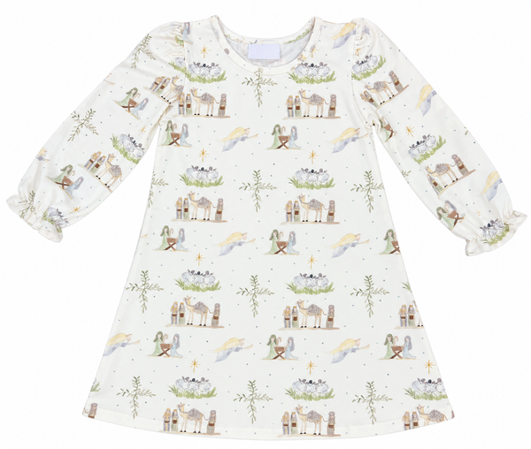 Pippa Play LS Dress- Away in a Manger