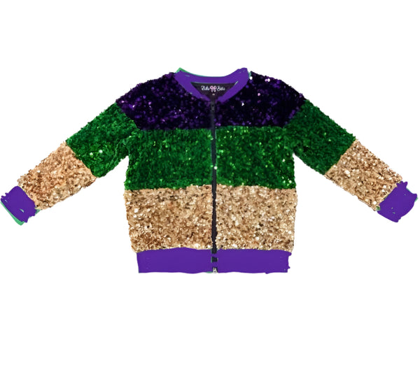 Sequin Jacket- Mardi Gras