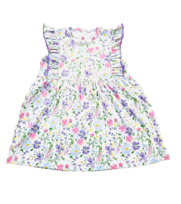 Sue Floral Flutter Pima Dress