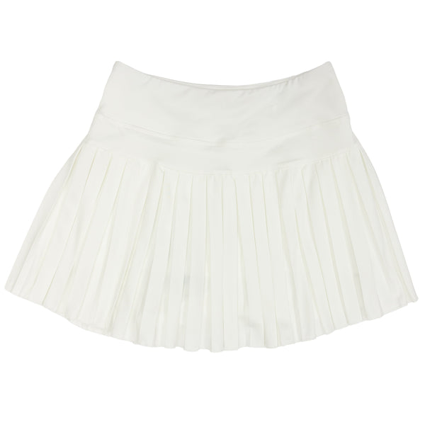Pleated Skort- White