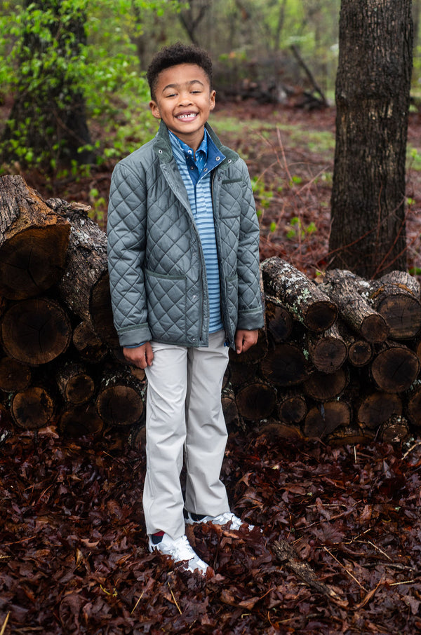 Quilted Barn Jacket- Fly Fishing