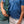 Pro Performance Polo- Copen Blue Fishing Rod Print