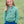 Quilted Zip Pullover- Frosty Spruce