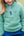Quilted Zip Pullover- Frosty Spruce