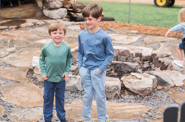Sunday Funday Jogger Pant- Ashley Blue