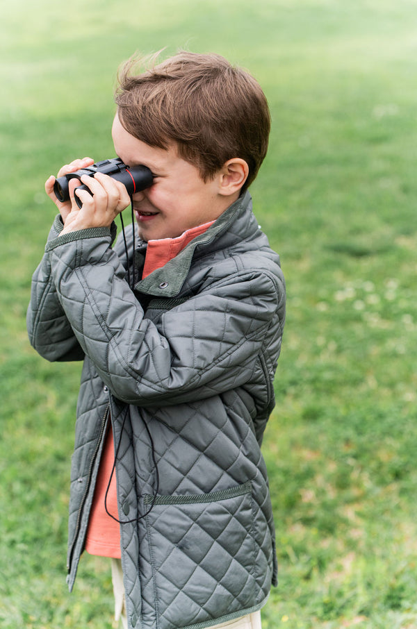 Quilted Barn Jacket- Fly Fishing