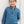 Quilted Zip Pullover- Copen Blue