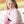 Quilted Zip Pullover- Pink Tulle