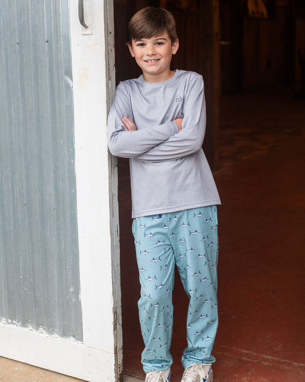 Lounge Life Pant- Swordfish Print