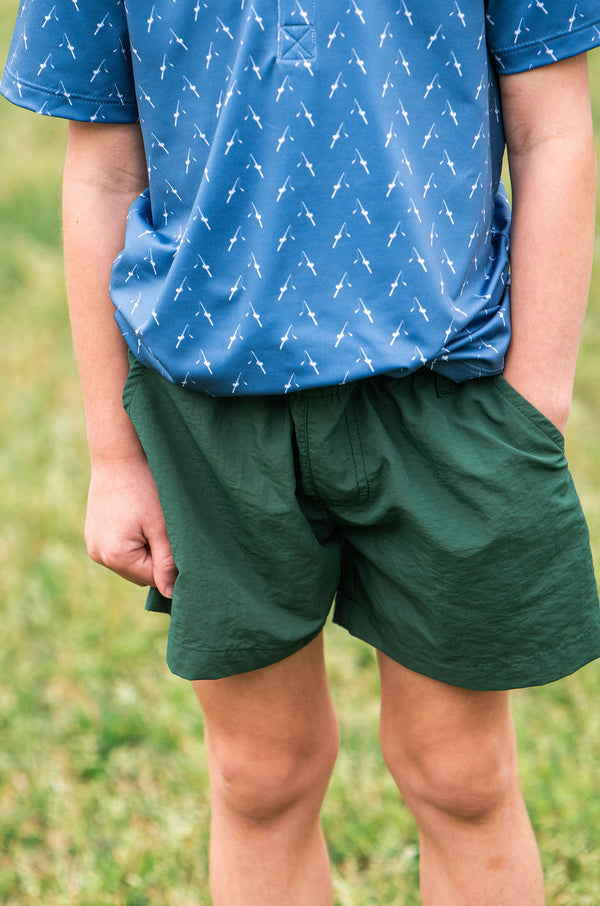 Outrigger Performance Short- Smoke Pine