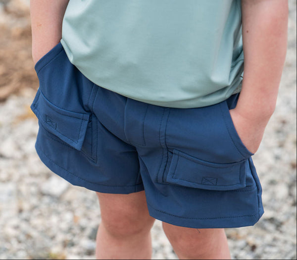 Inshore Performance Short- Dark Denim