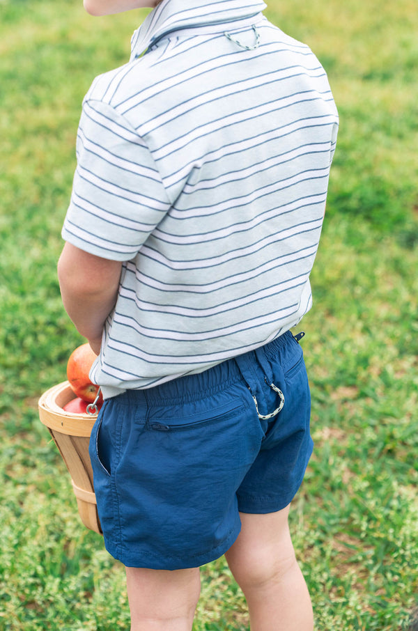 Inshore Performance Short- Dark Denim