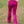 Girls Athletic Flare Legging- Rose Sorbet