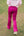 Girls Athletic Flare Legging- Rose Sorbet