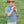 Too Cool for School Polo- Copen Blue Frosty Spruce Stripe