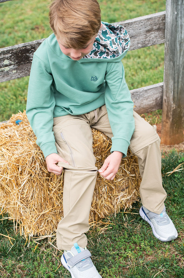Zip Off Cargo Pant- Trench Coat