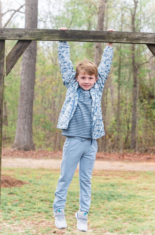 Sunday Funday Jogger Pant- Ashley Blue