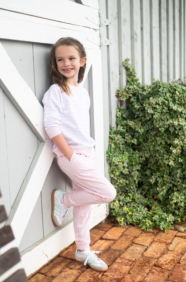 Girls All Day Jogger- Pink Tulle