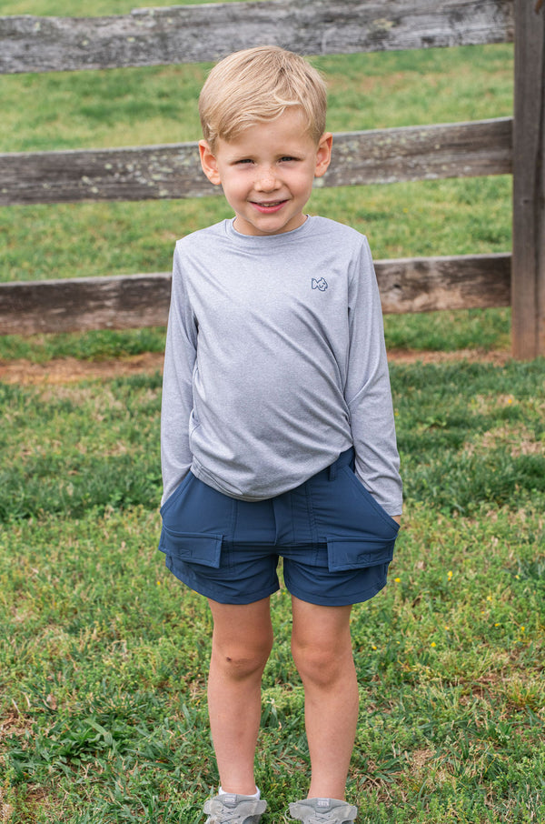 Inshore Performance Short- Dark Denim