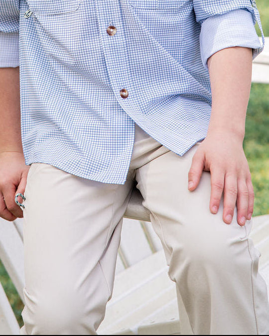 Pro Performance Angler Pant- Feather Gray Khaki