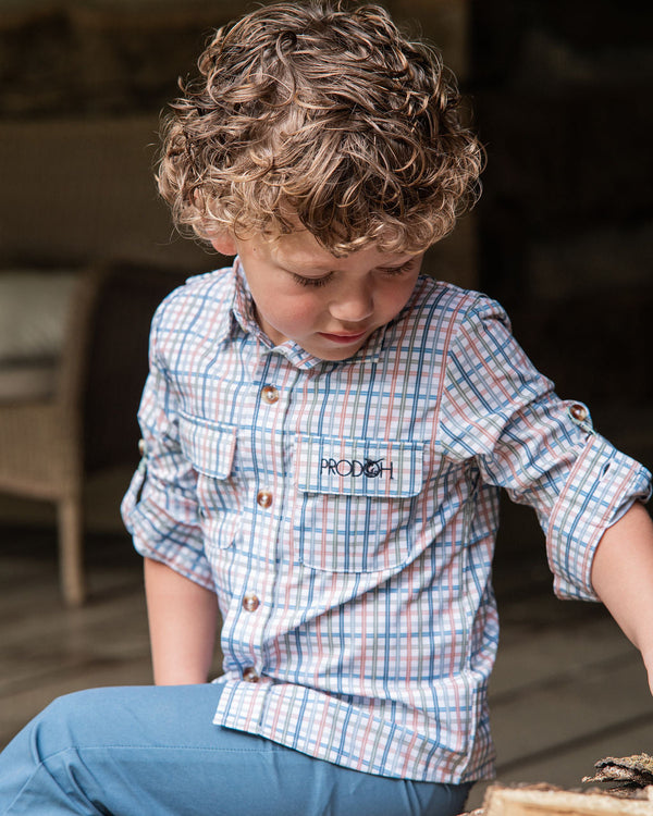 Founders Fishing Shirt- Arona Sullivans Island Plaid