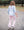 Athletic Flare Legging- Pink Lady