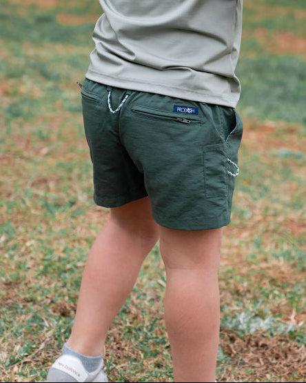 Outrigger Performance Short- Camping Green