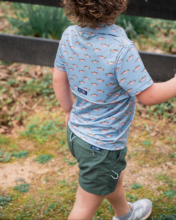 Outrigger Performance Short- Camping Green