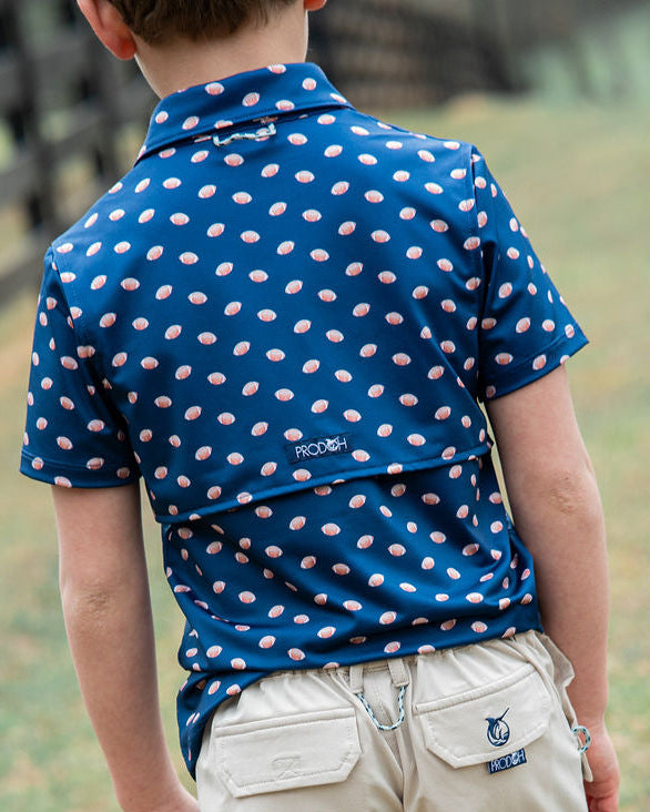 Pro Performance Polo- Football Print