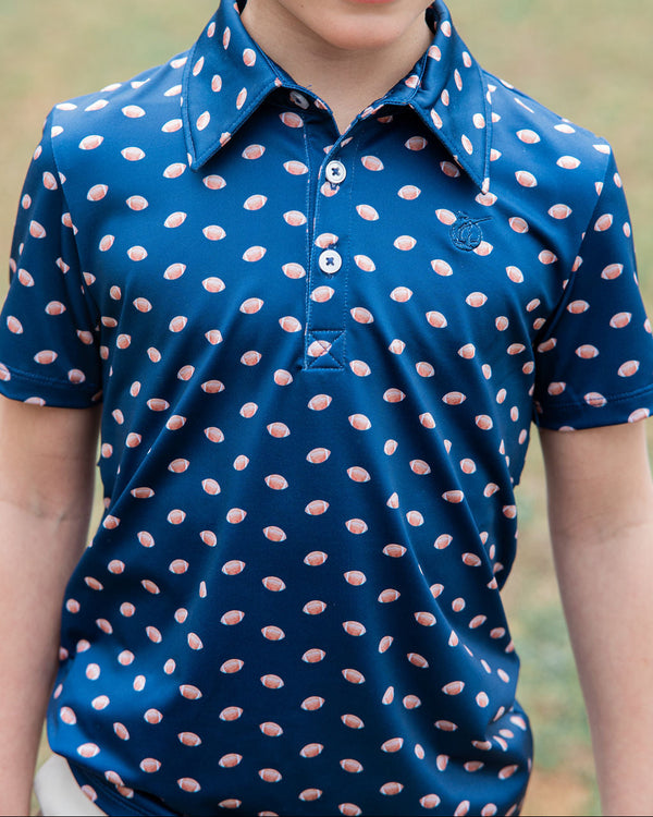 Pro Performance Polo- Football Print