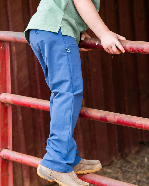 Pro Performance Angler Pant- Navy Peony