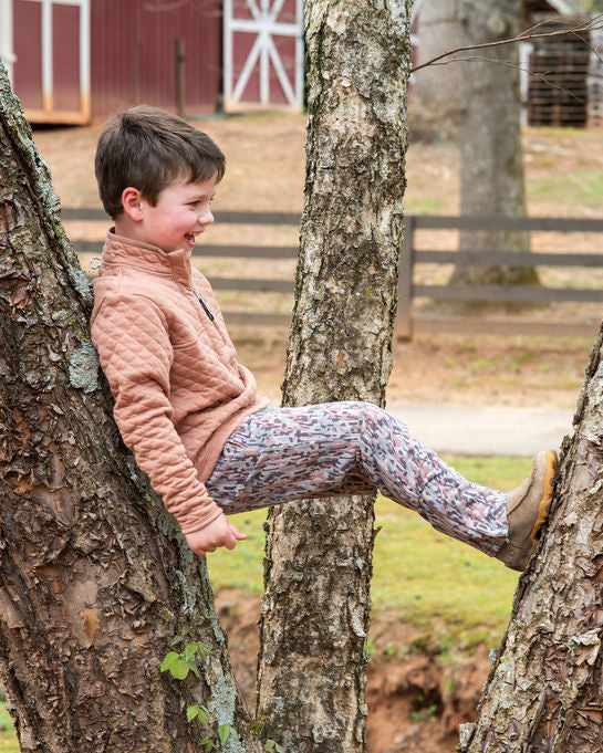 Sunday Funday Jogger Pant- Neutral Stay in the Lines Camo