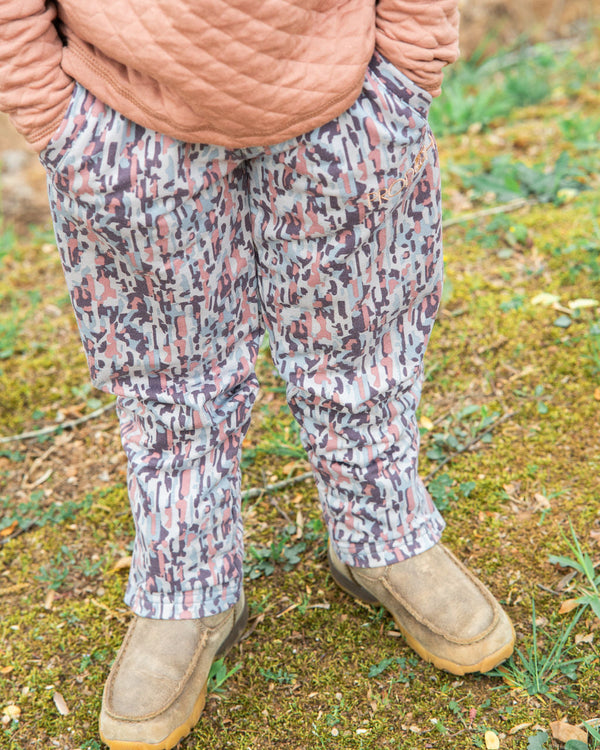 Sunday Funday Jogger Pant- Neutral Stay in the Lines Camo