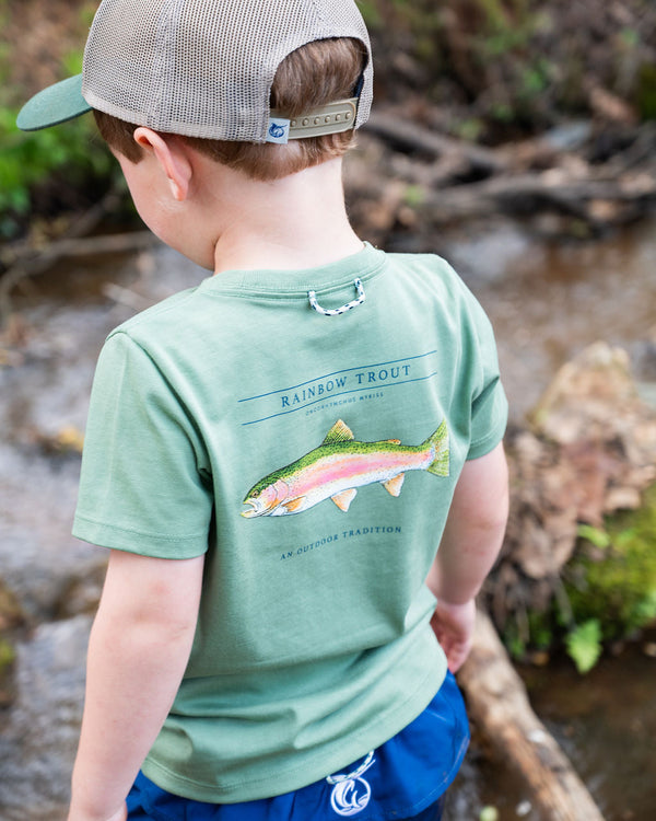 Cotton T-shirt- Hedge Green